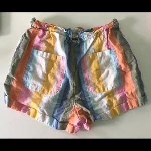 Rainbow Billabong Tie Shorts